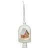 Raz Imports Raz 4.5" Gingerbread House in Cloche Glass Christmas Ornament 4452868 Discount