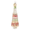 Raz Imports Raz 7.5" Gingerbread Tree Glass Christmas Ornament 4520863 Discount