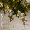 Raz Imports Raz 37" Glitter Gold Butterfly Spray Christmas Tree Accessory F4542085 Best