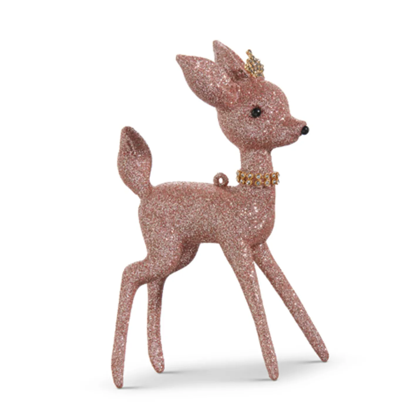 Raz Imports Raz 6.5" Glittered Pink Deer Vintage Inspired Christmas Ornament 4438864 Online