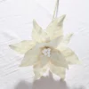 Raz Imports Raz 19.5" Glittered White Poinsettia Christmas Pick F4306668 Clearance