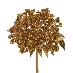 Raz Imports Raz 13" Gold Berry Christmas Tree Pick F4422661 Outlet