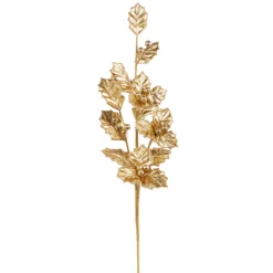 Raz Imports Raz 25.5" Gold Holly Christmas Tree Spray F4306749 Best