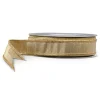 Raz Imports Raz 1" Gold Metallic Wired Christmas Ribbon R4527850 Discount
