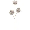 Raz Imports Raz 29.5" Gold Pearl Gem Snowflake Spray Christmas Tree Accessory F4517628
