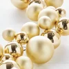 Raz Imports Raz 4' Gold Plastic Ball Christmas Garland G8382770 Outlet