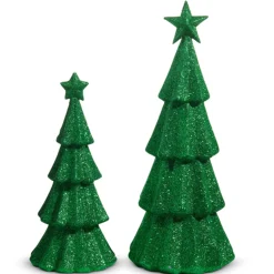 Raz Imports Raz 15.5" Green Glitter Christmas Tree Figures 4540857 Online