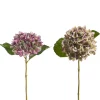 Raz Imports Raz 18" Green or Purple Hydrangea Stem New