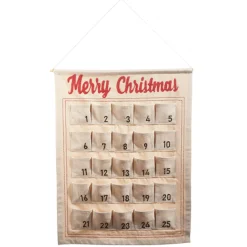 Raz Imports Raz 34" Hanging Advent Calendar Christmas Decoration 4319307 Best