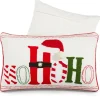 Raz Imports Raz 20" Ho Ho Ho Christmas Lumbar Pillow 4319312 New