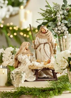 Raz Imports Raz 14.5" Holy Family Nativity Set Christmas Decoration 4210653 Clearance