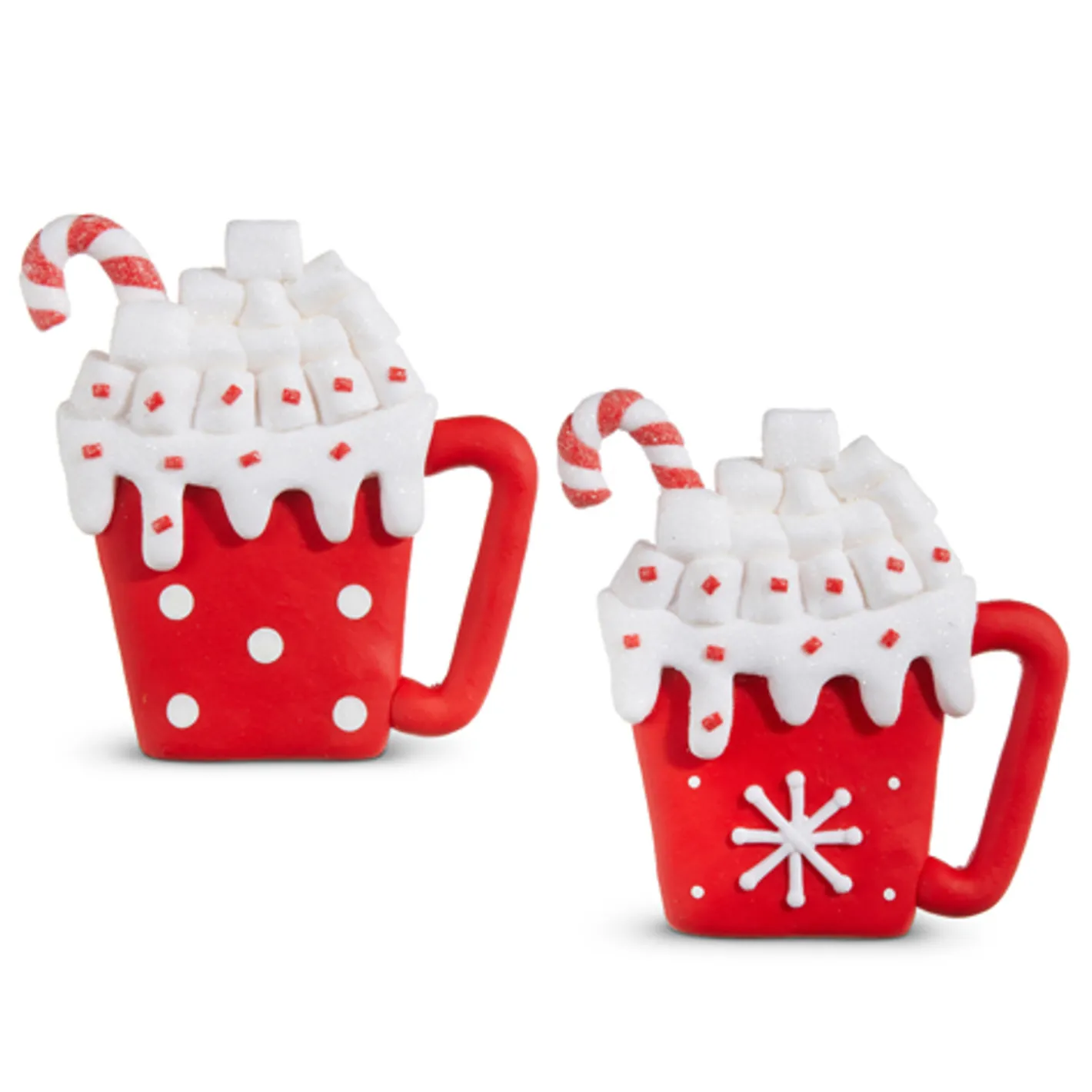 Raz Imports Raz 4.25" Hot Cocoa with Marshmallows Christmas Ornament Set of 2 4314112 Best