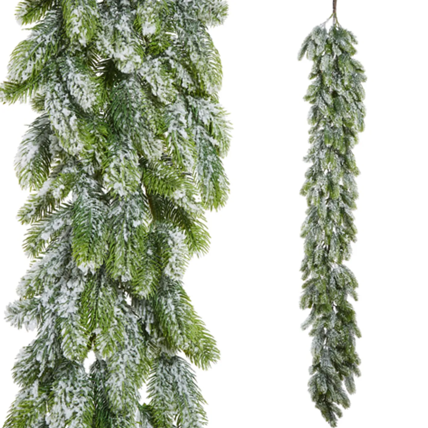 Raz Imports Raz 6' Iced and Flocked Pine Real Feel Christmas Garland G4542029 New
