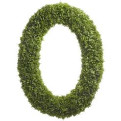 Raz Imports Raz 30.5" Iced Oval Cedar Real Feel Christmas Wreath W4422751 Outlet