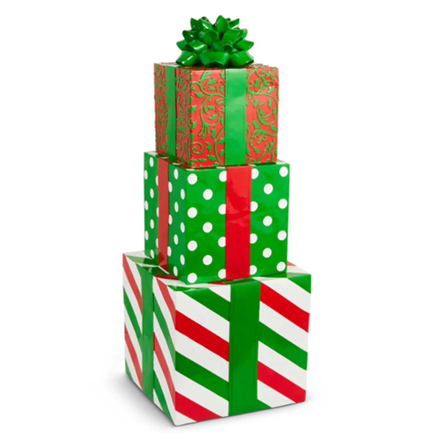 Raz Imports Raz 51" Indoor Outdoor Stacked Packages Christmas Decoration 4510510 Online