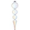 Raz Imports Raz 14.5" Iridescent Finial Glass Christmas Ornament 4522895 New