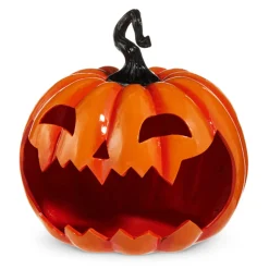 Raz Imports Raz 14" Large Jack O Lantern Halloween Candy Bucket Figure 4512195 New