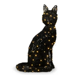 Raz Imports Raz 33" Large LED Lighted Black Cat Halloween Decoration 4555814 Outlet