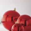 Raz Imports Raz 10" Large Shiny Red Ball Christmas Ornament 4214885 Online
