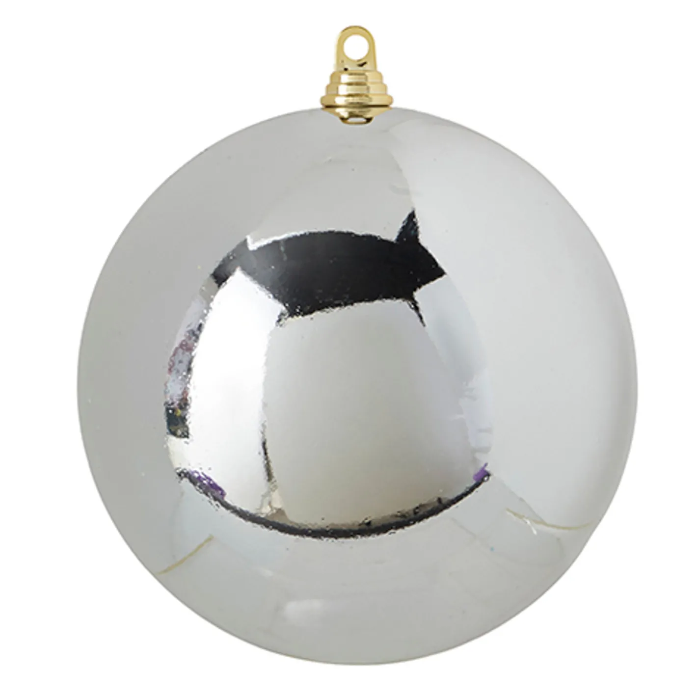 Raz Imports Raz 10" Large Shiny Silver Ball Christmas Ornament 4214857 Best