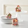 Raz Imports Raz 3.25" LED Lighted Claydough Gingerbread House Christmas Ornament 3815534 Hot