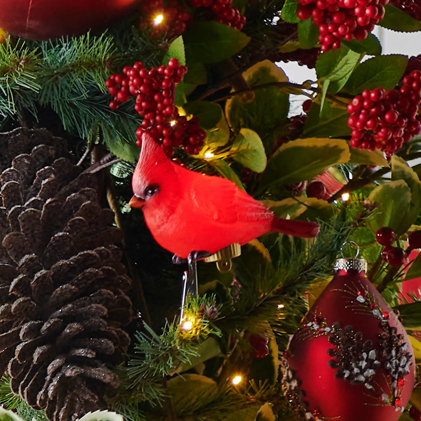 Raz Imports Raz 5" Lighted Cardinal Clip On Christmas Ornament 4520904 Sale