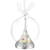 Raz Imports Raz 5" Lighted Eiffel Tower Globe Glass Christmas Ornament 4220019 Outlet