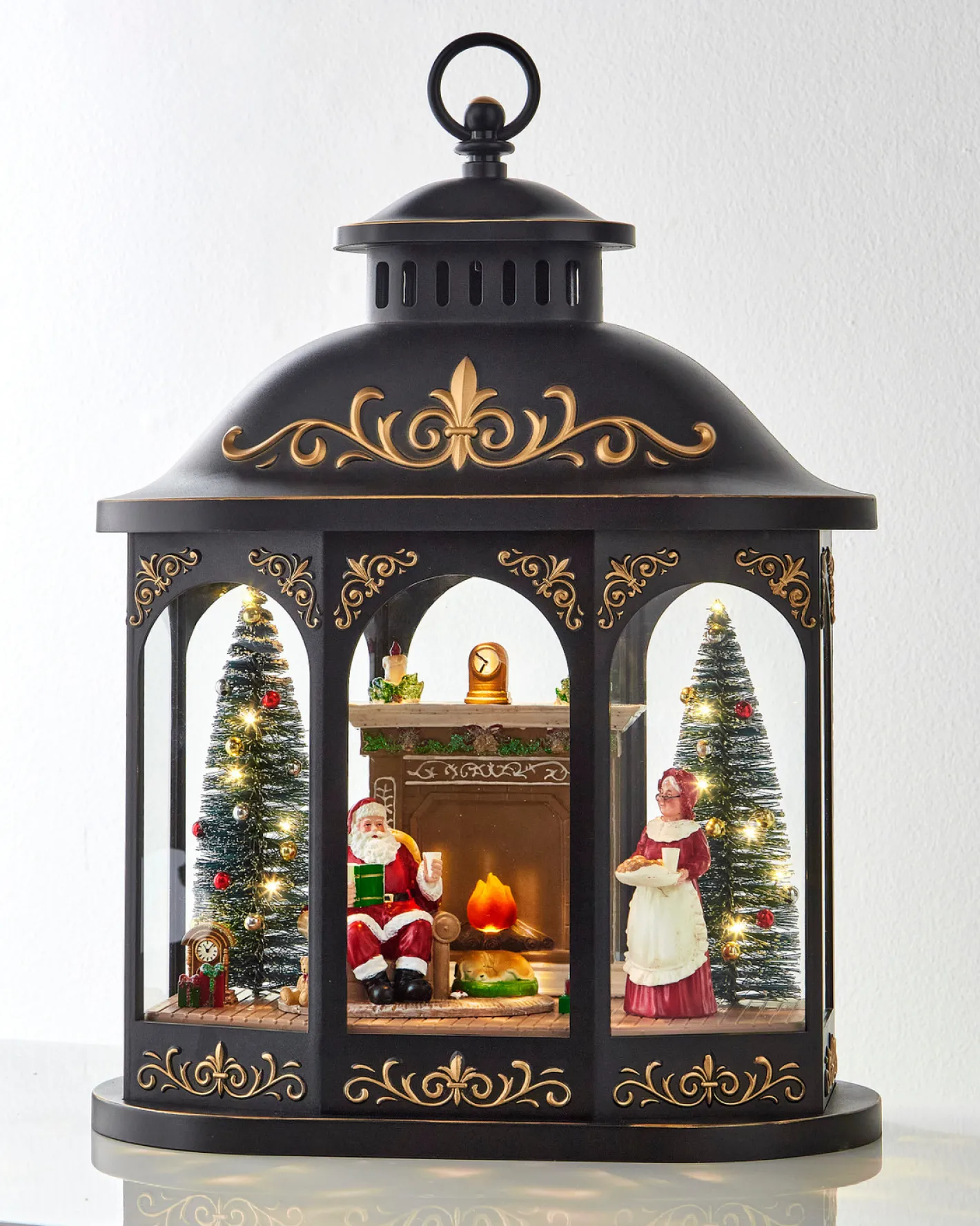 Raz Imports Raz 17.25" Lighted Resting Santa Lantern Christmas Decoration 4540513 Best