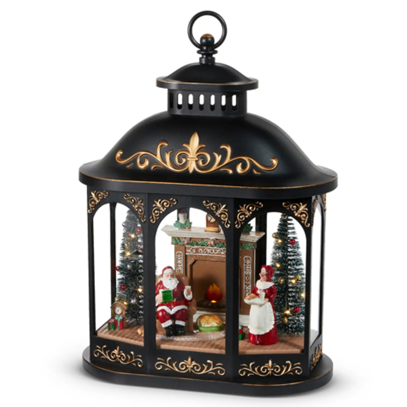 Raz Imports Raz 17.25" Lighted Resting Santa Lantern Christmas Decoration 4540513 Best