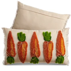 Raz Imports Raz 24" Loop and Knot Carrot Lumbar Easter Pillow 4419319 Outlet