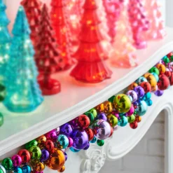 Raz Imports Raz 6' Multicolor Ball Christmas Garland G4202280 Online