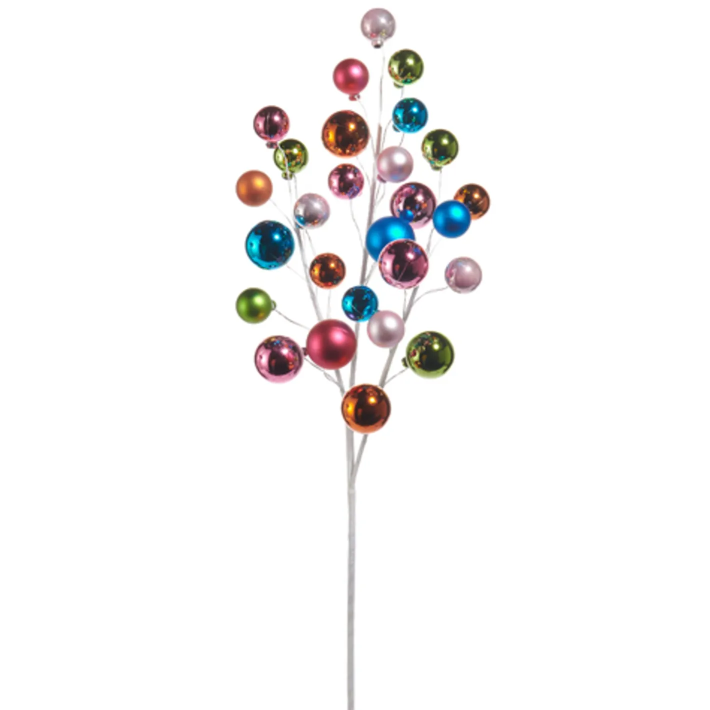 Raz Imports Raz 29" Multicolor Ball Spray Christmas Tree Accessory F4516201 Sale