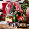 Raz Imports Raz 8.75" Musical Train Water Globe Christmas Decoration 4571357 Hot