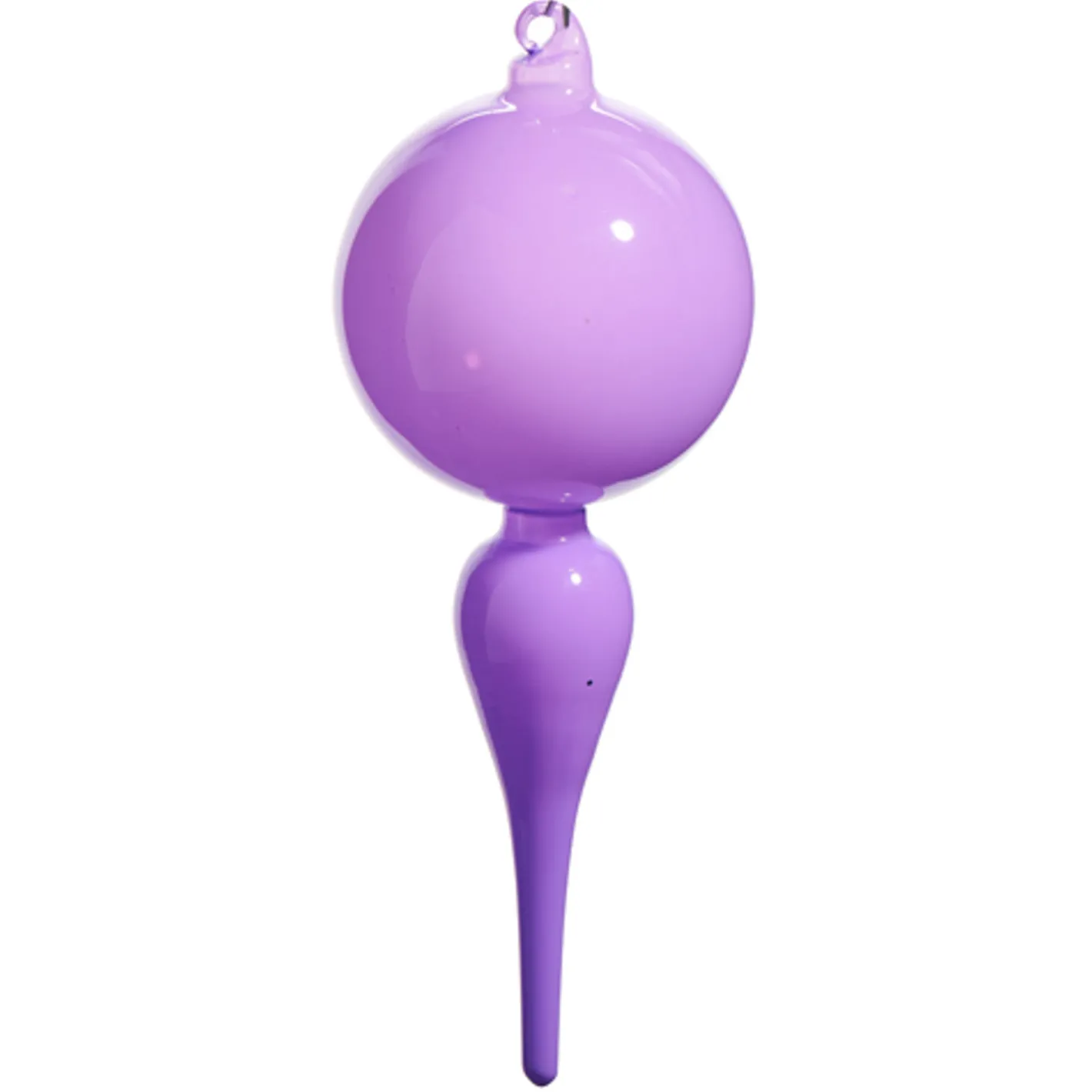 Raz Imports Raz 8" or 10" Bright Purple Finial Glass Christmas Ornament Online