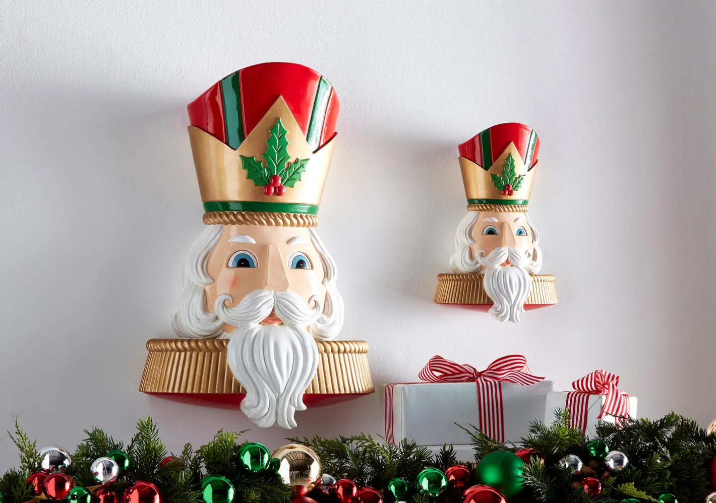 Raz Imports Raz 12' or 21.5" Christmas Nutcracker Bust Hanging Wall Decoration Best