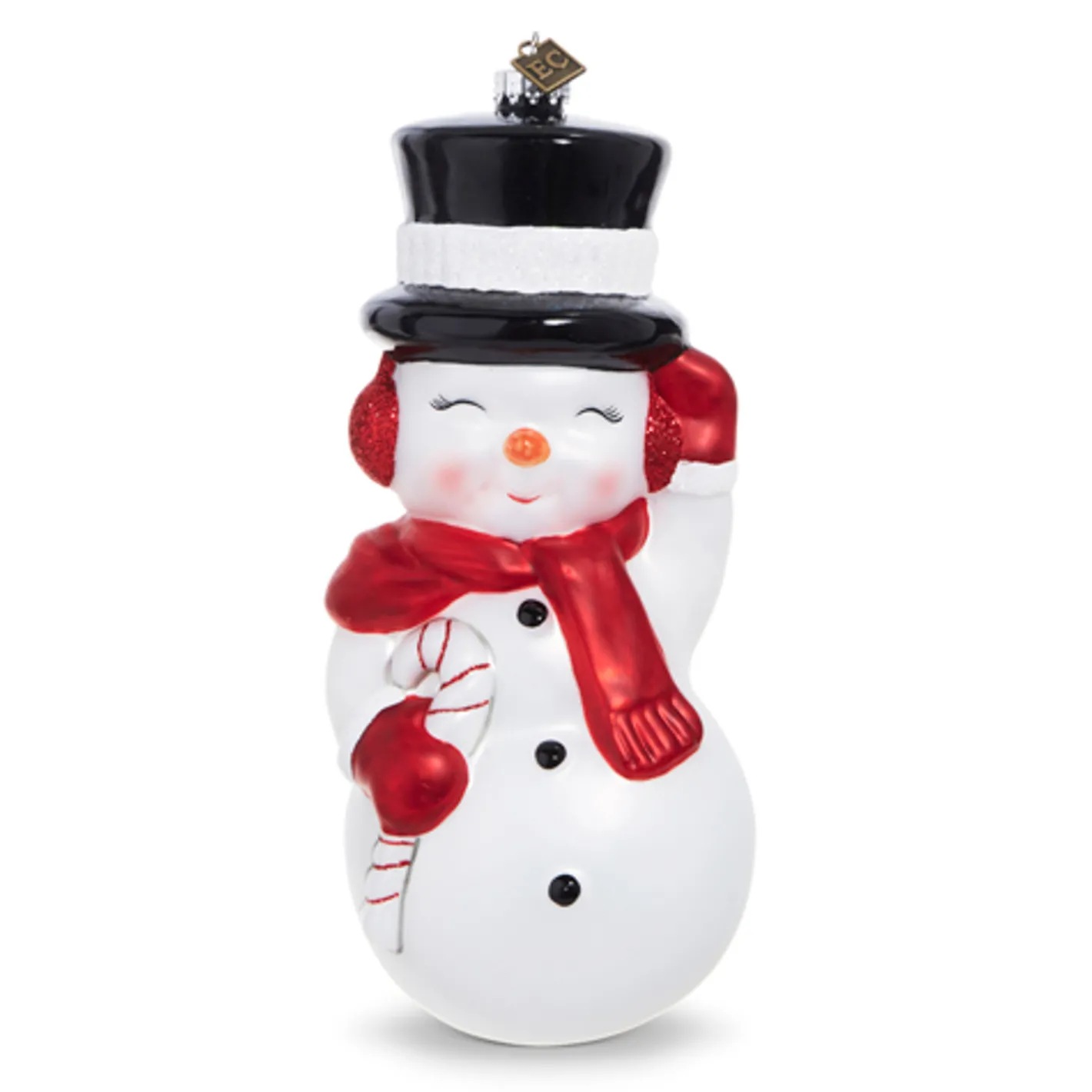 Raz Imports Raz 4.5" or 8" Eric Cortina Snowman Blow Mold Glass Christmas Ornament 4253122 Hot
