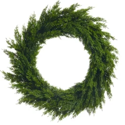 Raz Imports Raz 28" or 36" Fresh Green Real Feel Cedar Christmas Wreath