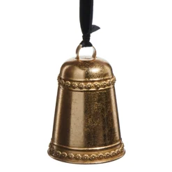 Raz Imports Raz 7" or 9.5" Gold Bell Ornament Sale