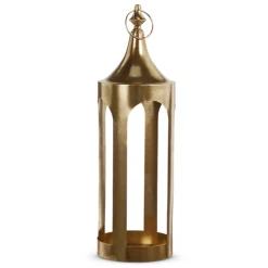 Raz Imports Raz 21" or 24" Gold Christmas Lantern New