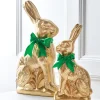 Raz Imports Raz 14" or 18.25" Gold Foil Chocolate Bunny Easter Decoration Best