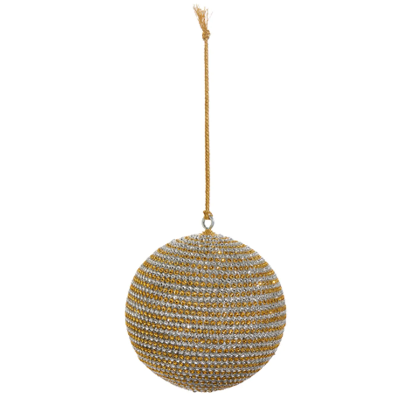 Raz Imports Raz 2.25" or 3.75" Gold Rhinestone Christmas Ball Ornament Online