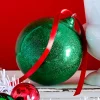 Raz Imports Raz 4" or 5" Green Glitter Blown Glass Christmas Ornament Online