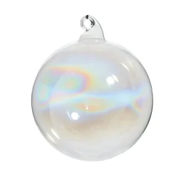 Raz Imports Raz 4" or 5" Iridescent Ball Blown Glass Christmas Ornament Clearance