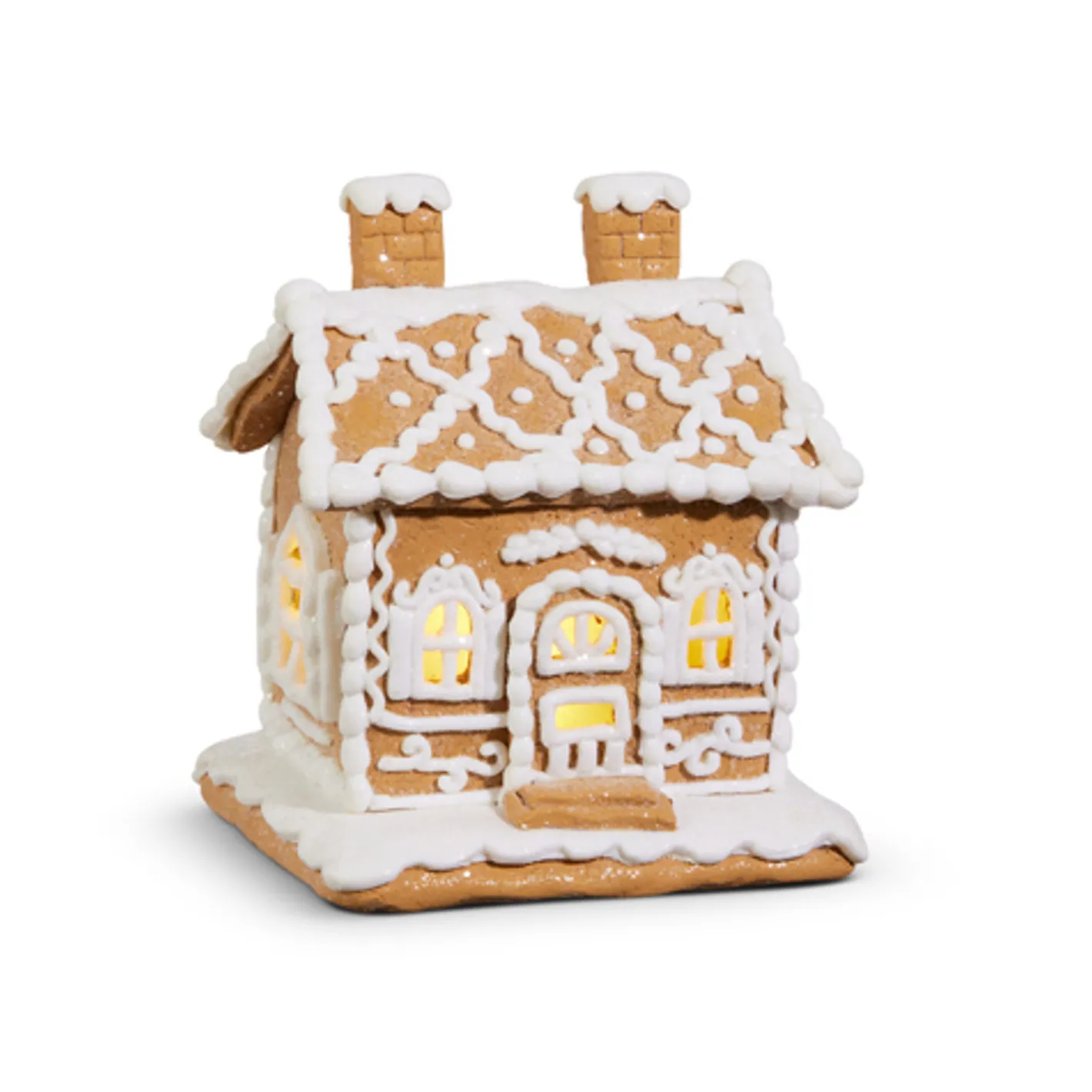 Raz Imports Raz 6" or 10" Lighted Christmas Gingerbread Town House Decoration