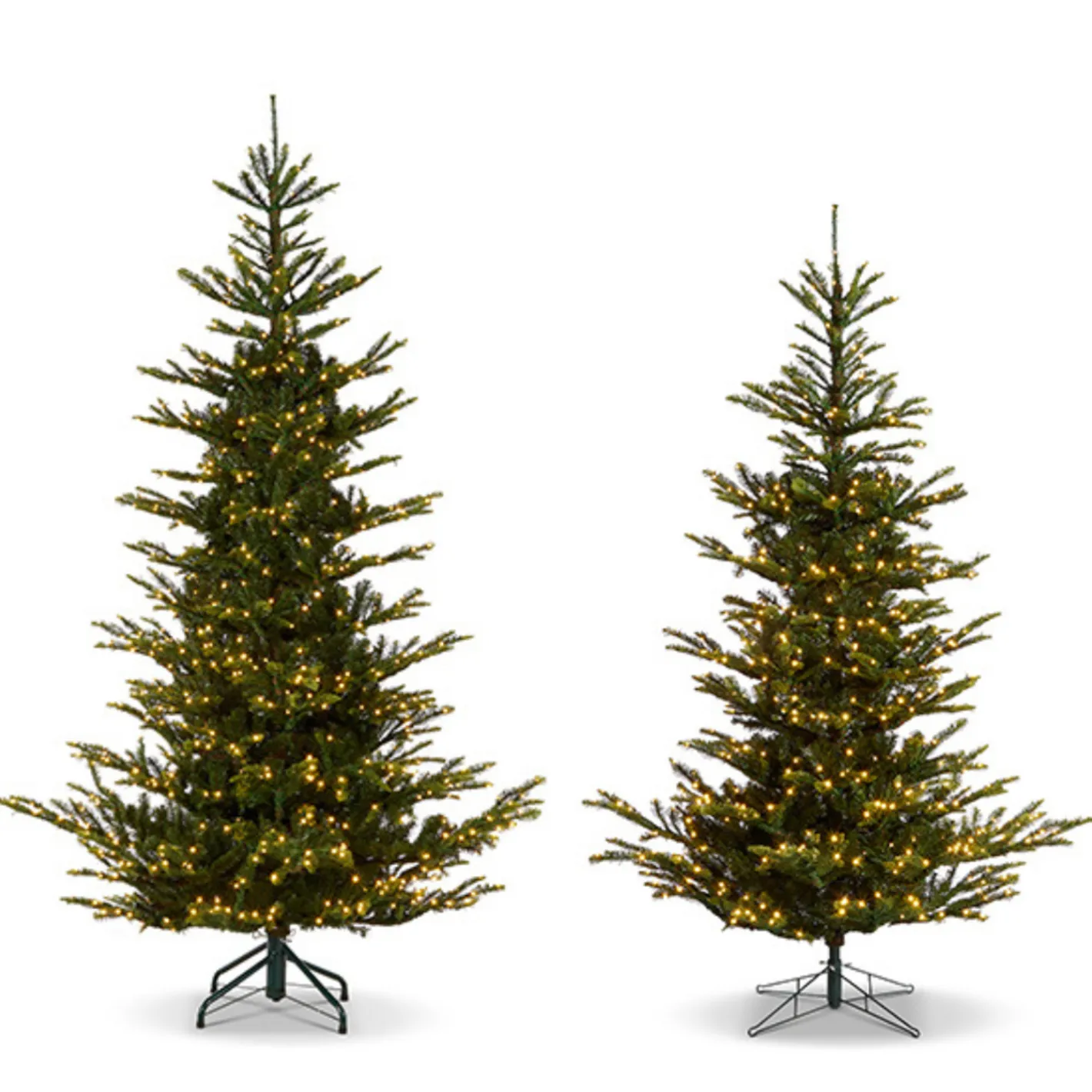 Raz Imports Raz 7.5' or 9' Norwegian Spruce with Brilliant Color Change LED Lights Christmas Tree Online