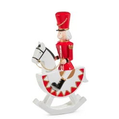Raz Imports Raz 11" or 27.5" Nutcracker on Rocking Horse Christmas Figure Decoration Outlet