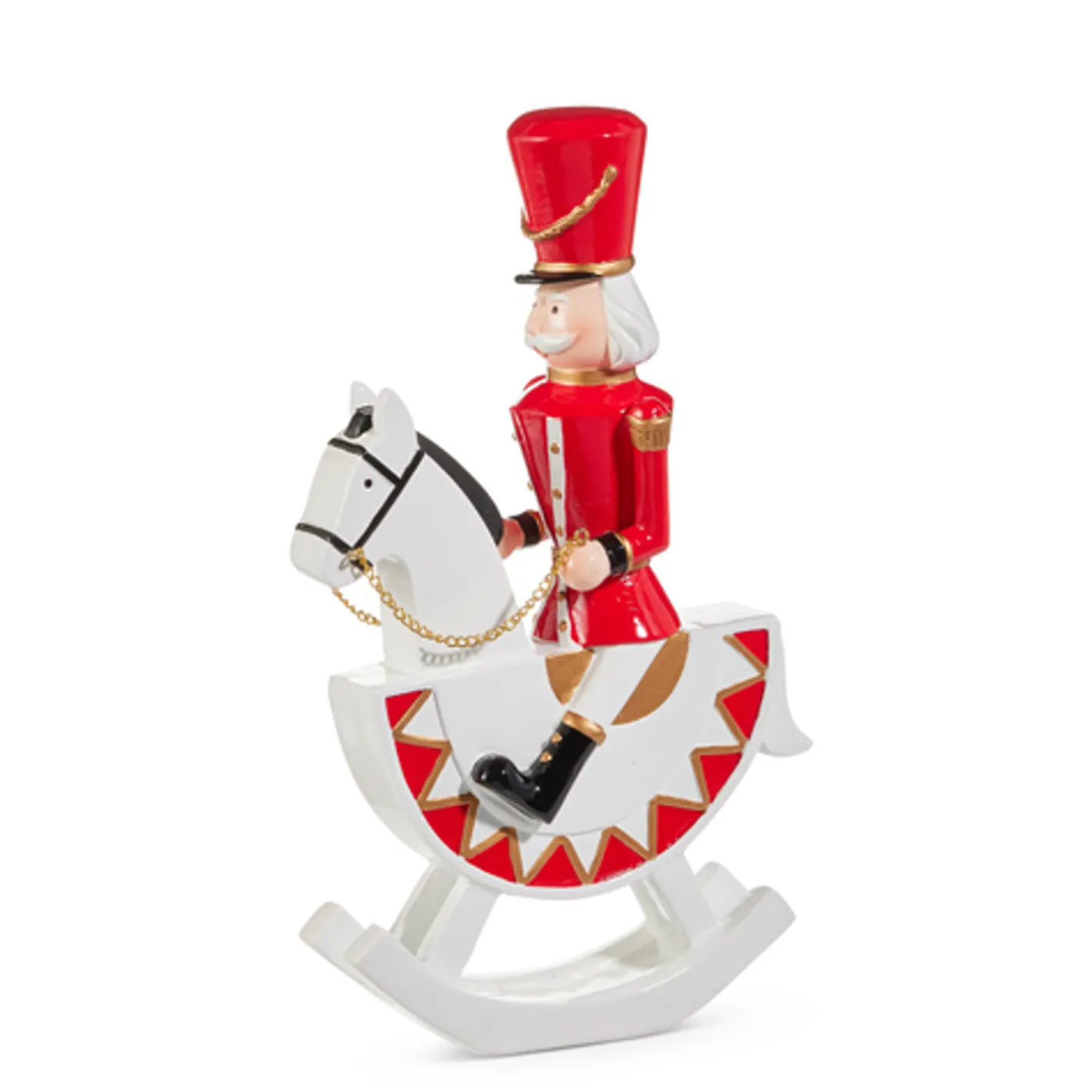 Raz Imports Raz 11" or 27.5" Nutcracker on Rocking Horse Christmas Figure Decoration Outlet