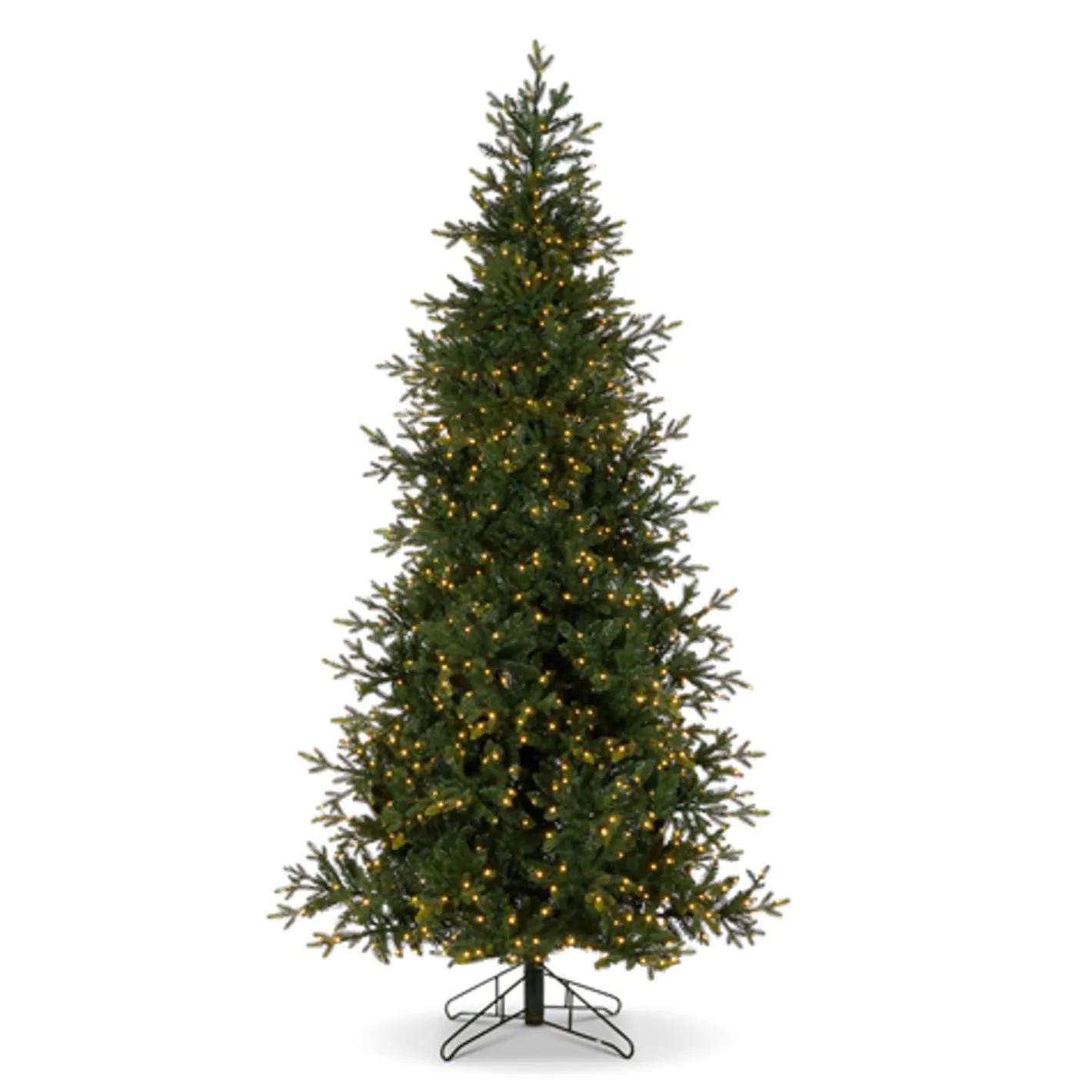 Raz Imports Raz 7.5' or 9' O Tannenbaum Aspen Fir Real Feel Christmas Tree with Brilliant LED Lights Hot