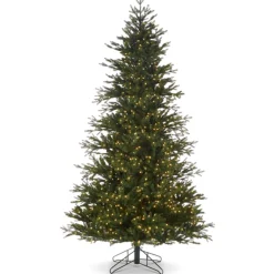 Raz Imports Raz 7.5' or 9' O Tannenbaum Nordic Fir Real Feel Christmas Tree with Brilliant LED Lights Hot