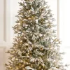 Raz Imports Raz 7.5' or 9' O Tannenbaum Snowy Nordic Fir Christmas Tree with Brilliant LED Lights Online